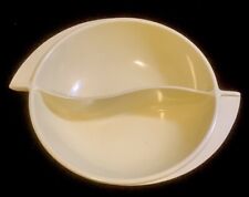 Vintage Boonton Ware Yellow Divided Bowl Dish Serving Melmac Melamine picture