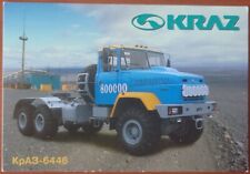Pocket calendar  KRAZ 6446 celebrating 800.000th made truck  year 2006 picture