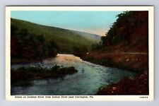 Covington VA-Virginia, Scene On Jackson River, Antique, Vintage Postcard picture