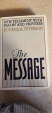 The Message Bible Eugene Peterson 1993 Paperback Holy Bible. NEW TESTAMENT picture