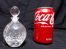 VINTAGE CLEAR SOLID CRYSTAL BALL TOPPED PERFUME BOTTLE 5