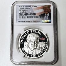 Donald Trump Commemorative Make America Great Again 45th President Coin Silver picture