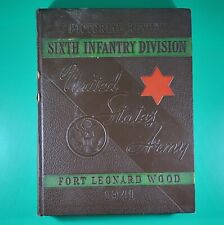 WWII 1941 6TH INFANTRY DIVISION - US ARMY PICTORIAL REVIEW FORT LEONARD WOOD picture