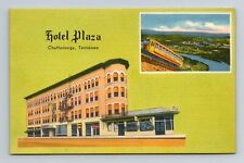 Chattanooga TN-Tennessee, Hotel Plaza, Advertising, Vintage Postcard picture