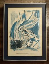 Bob Kane signed batman limited edition print from Maiorello Collection 273/500  picture
