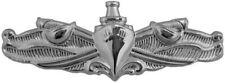 US Naval Surface WARFARE Specialist ESWS Regulation Badge SILVER Pin Enlisted picture