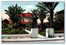 St. Augustine Florida FL Postcard Hotel Buckingham  Belknap Prop Exterior c1910 picture