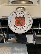 PHILLIPS 66 Gas and OIL Vintage style Round Thermometer 12