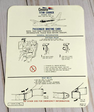 Cessna Titan Courier Model 404 Safety Card - 11/80 picture