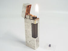 Vintage Dunhill Rollagas Lighter Silver Plated With flint All Working (913 picture