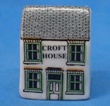 Birchcroft Miniature House Shaped Thimble -- Croft House picture
