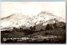 Puebla Mexico Postcard Popocatepetl Volcano c1920's Antique RPPC Photo picture