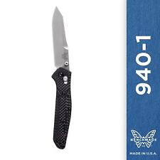 Benchmade 940-1 Knife, Plain Edge Reverse Tanto, Carbon Fiber Handle picture
