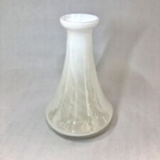 Vintage White Opal Glass Bud Vase picture