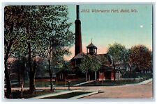 Beloit Wisconsin WI Postcard Waterworks Park Exterior View c1912 Vintage Antique picture