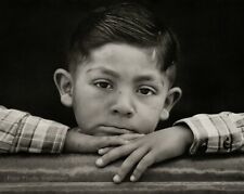 1948/72 ANSEL ADAMS Vintage Mexican Boy Portrait Owens Valley CA Photo Art 11X14 picture