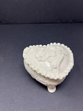 Heart Shaped Floral Ceramic Trinket Box picture
