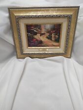 Spring Gate Canvas Painting by Thomas Kinkade in 12x10 Frame with COA picture