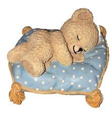 1998 Hamilton Collection Snuggle Bear Figurine Sweet Dream Snuggle ￼fun picture