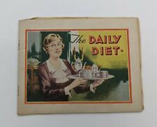 Vintage Alka-Seltzer: The Daily Diet Promotional Antique Advertisement Booklet picture