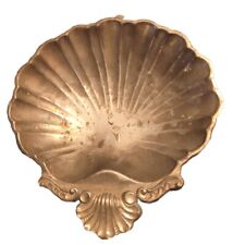 ANTIQUE BRASS SHELL ASHTRAY picture