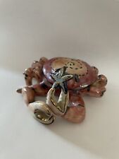 Vintage Blue Sky Clayworks Crab Trinket Box picture