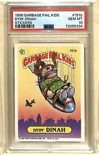 1986 Topps Garbage Pail Kids Series 4 Stickers Graded Dyin' Dinah PSA 10 #151B picture