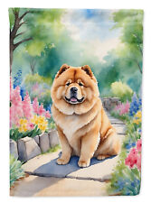 Chow Chow Spring Path Flag Canvas House Size DAC6599CHF picture