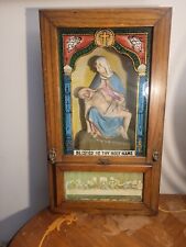 Older Antique Shadowbox Box, Home Prayer  picture