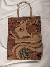 Vintage 1998 Starbucks Coffee Paper Shopping Bag 8”X 10” X 4 1/2” picture