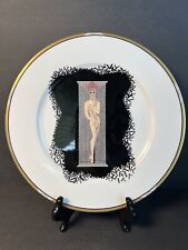 MIKASA ERTE BONE CHINA CHARGER, THE NUMERALS 1 Plate A3201/1987 Japan picture