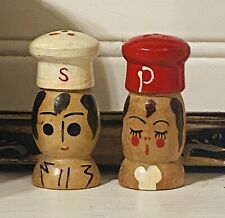 Salty & Peppy Vintage Mini Take Along Salt & Pepper Shakers—old School Cookout picture