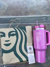 New Stanley x Starbucks Winter Pink 40oz Tumbler 2024 Target Exclusive picture
