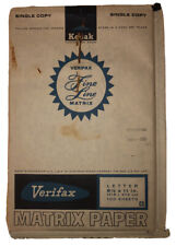 Kodak Verifax Matrix Paper Fine Line Single Copy 100-Pack Sheets 1965 *Sealed*  picture