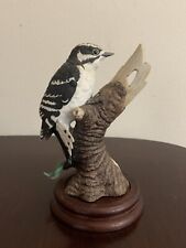 VTG Lenox Downey Woodpecker Garden Bird Collection Porcelain Figurine  picture
