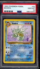 PSA 10 Seadra 1999 Pokemon Card 42/62 Fossil picture