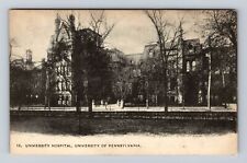 Philadelphia PA, Pennsylvania University Hospital, Vintage c1905 Postcard picture