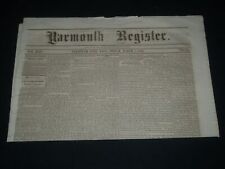 1862 MARCH 7 YARMOUTH REGISTER NEWSPAPER - FT. DONELSON PRISONERS - NP 614G picture