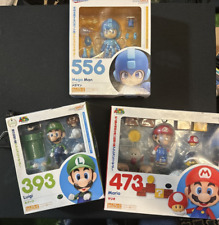Nendoroid Mario 473, Luigi 393, Megamn 556 COMPLETE  Lot picture