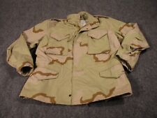 US Military Cold Weather Field Coat Men's Large Regular Desert Alpha Industries picture