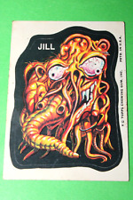 1973 1974 TOPPS UGLY STICKERS JILL RARE TAN BACK picture