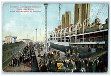 c1910 Schnelld Kronprinz Wilhelm Nordd Lloyd Bremen Germany Postcard picture