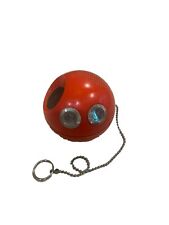 VTG Red 1970s Panasonic Model R70 Panapet Transistor Radio Ball and Chain TESTED picture
