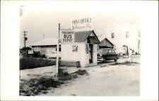 Ochopee Florida FL Trailways Bus Depot Post office Vintage RPPC Postcard picture