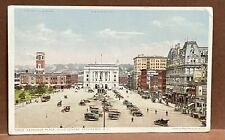 Postcard ~ PROVIDENCE RHODE ISLAND ~ EXCHANGE PLACE- CIVIC CENTER ~ PO ~ 1913 ~ picture