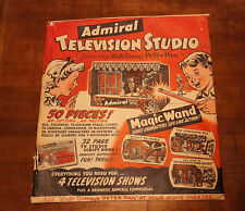 1953 Admiral Television Studio Featuring Walt Disney Peter Pan Script Book Promo picture