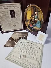 Knowles Rockwells Colonials  Plate  Portrait For a Bridegroom W/ Box + COA picture