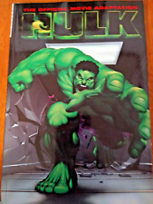 THE OFFICIAL MOVIE ADAPTION HULK Trade paperback graphic Novel marvel Comics picture