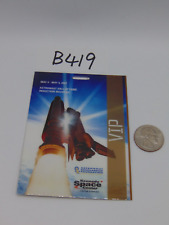 Nasa Space Program Astronaut Hall Of Fame Induction 2007 Pass VIP Guest picture