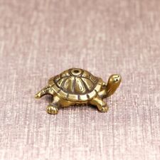 Solid Brass Turtle Figurine Small Statue House Decoration Animal Figurines Toys picture